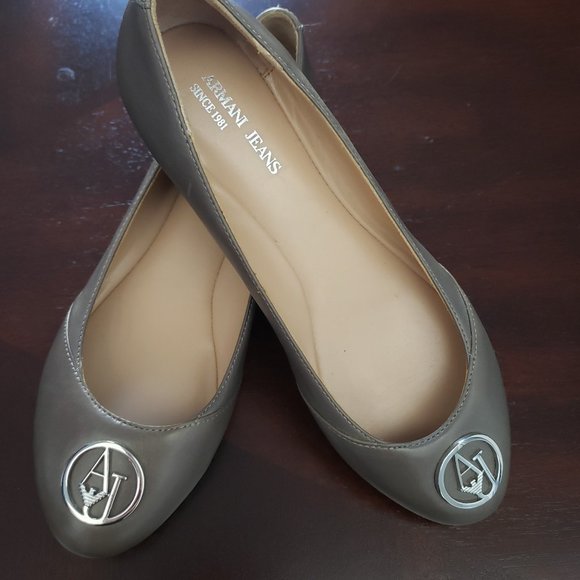 Armani Jeans Shoes - ARMANI JEANS Leather Flats